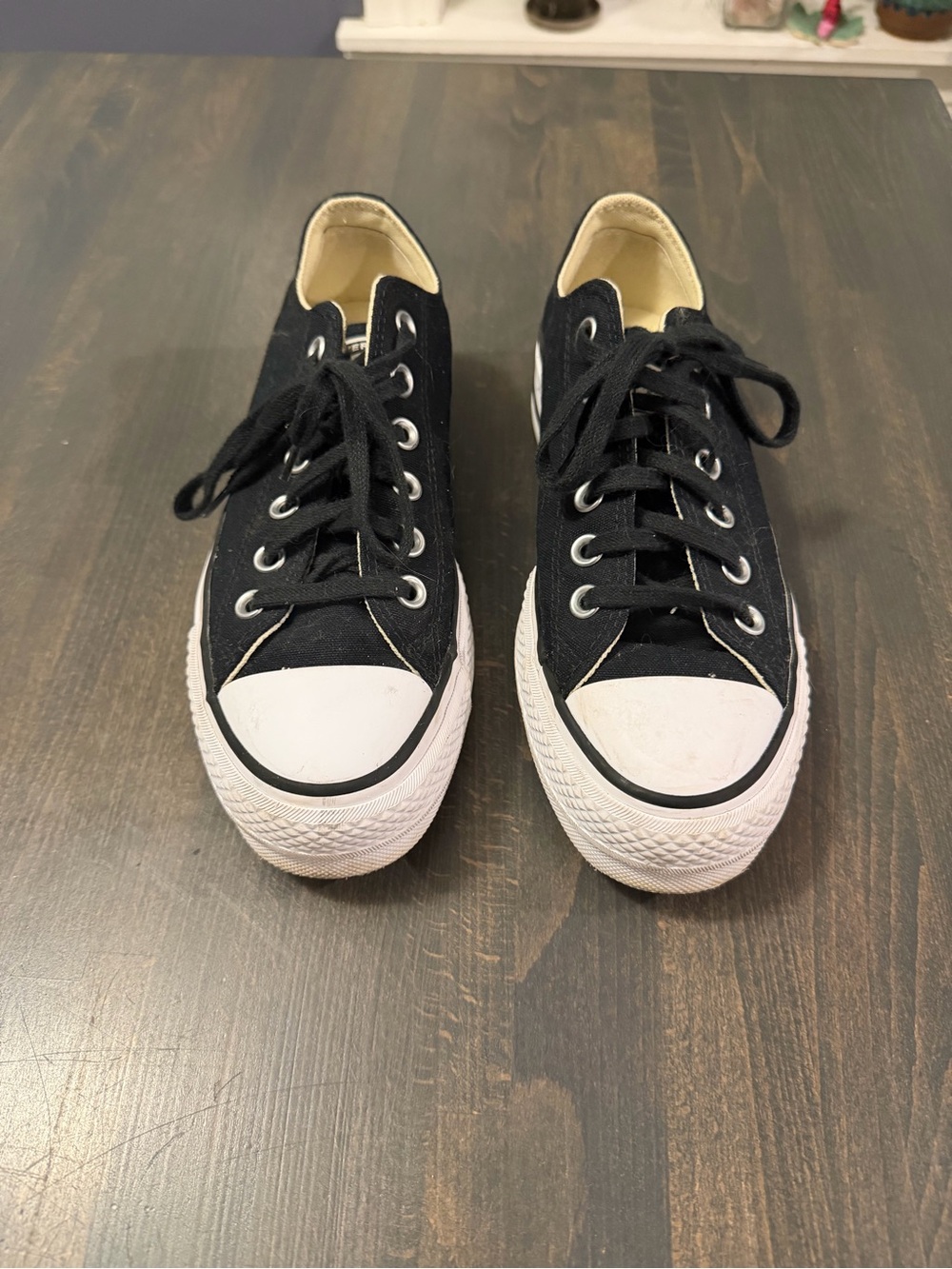 Converse Black and White Kids Low-Top Sneakers